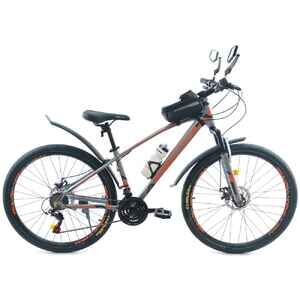 Велосипед GreenLand Draft 27.5 (15, серый/оранжевый) Велосипед GreenLand Draft 27.5 (15, серый/оранжевый)