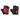 Перчатки-митенки Jaffson SCG 46-0331 S (5030 Black/Red) preview