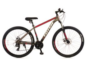 Велосипед Totem W860-27MDA (19, серый/красный) W86027MD19GR-AL Велосипед Totem W860-27MDA (19, серый/красный) W86027MD19GR-AL