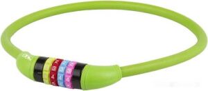 Тросовый велосипедный замок M-Wave DS 12.6.5 S (зеленый)
