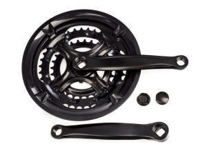 Система шатунов Favorit JH-S203, 28/38/48T, 170 мм, JH11005 Система шатунов Favorit JH-S203, 28/38/48T, 170 мм, JH11005