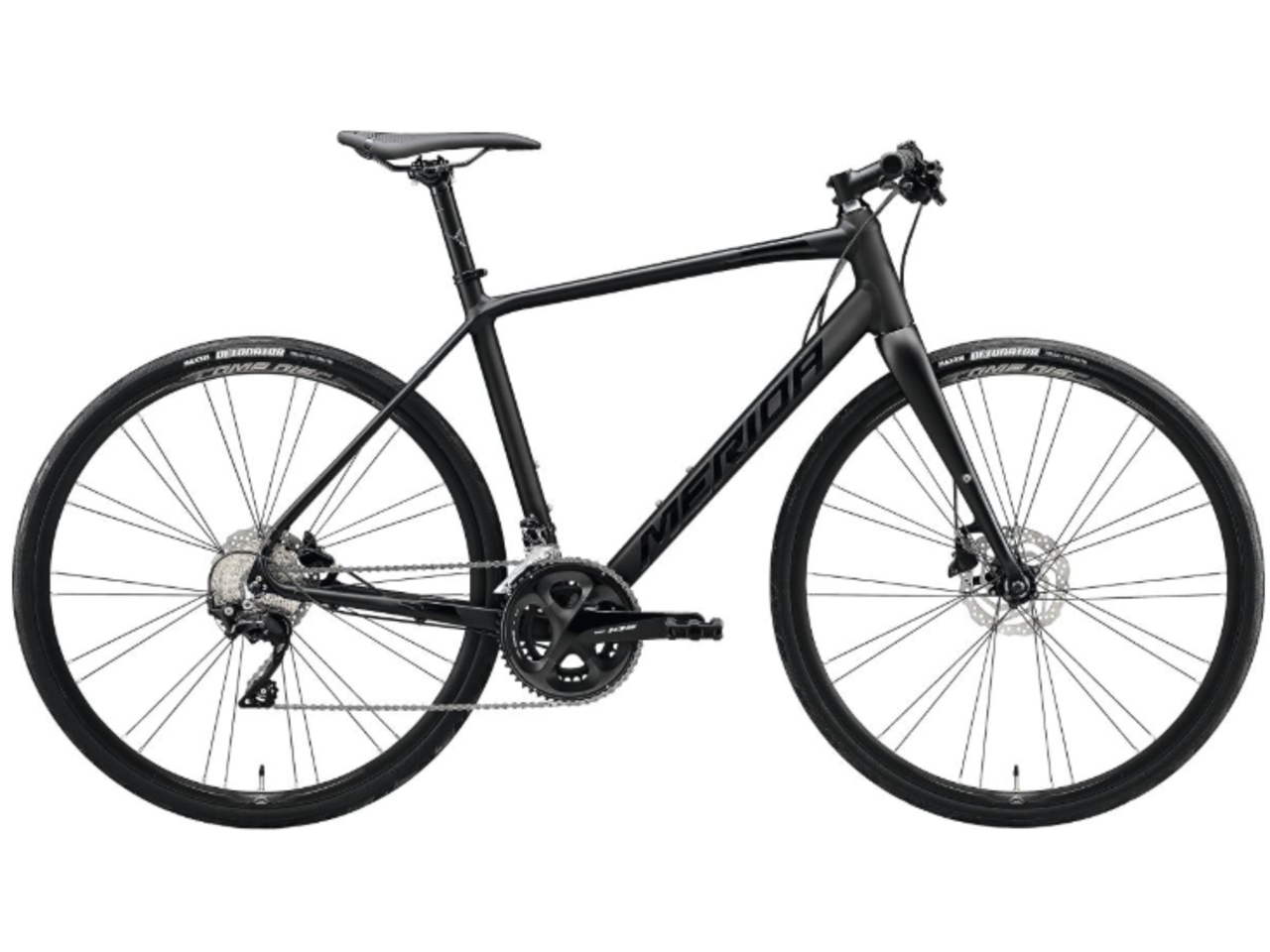 Велосипед Merida Speeder 400 (2020) L (56cm) (Matt Black-Glossy Black)