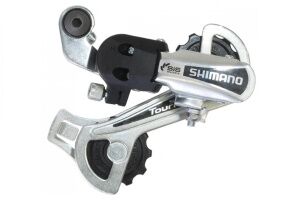 Задний переключатель Shimano Tourney TY21-B GS болт (Silver)