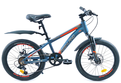 Детский велосипед GreenLand CLIF 20 (синий/оранжевый)