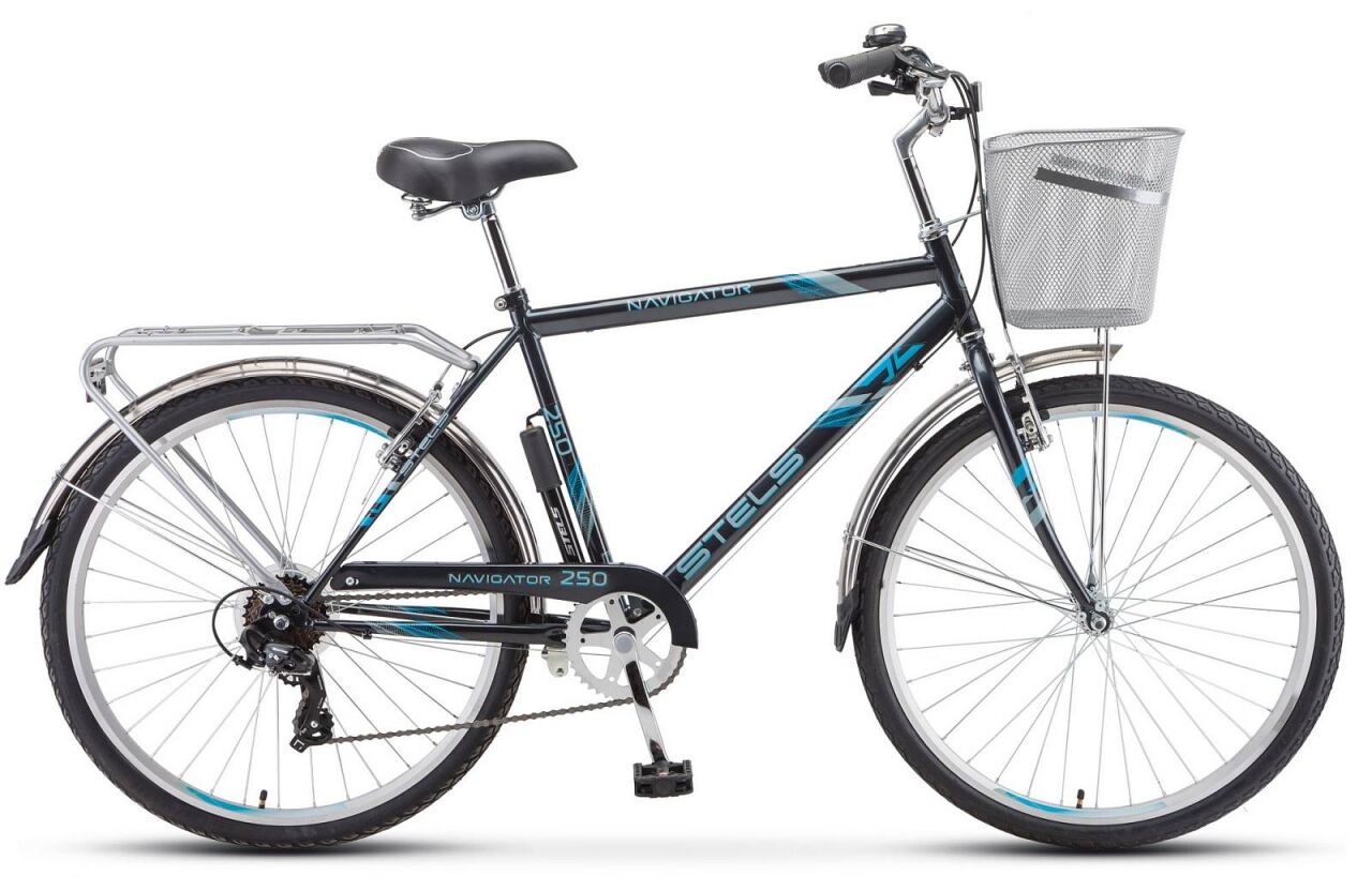 Велосипед Stels Navigator 250 Gent 26 Z010 (серый, 2020)