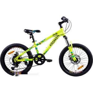 Детский велосипед Krakken Skully 20 2025 (желтый)