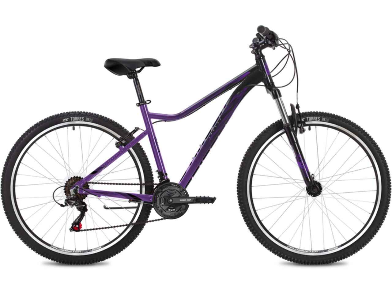 Велосипед Stinger Laguna STD 26 (15, фиолетовый, 2022) 26AHV.LAGUSTD.15VT2