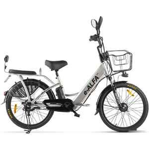 Электровелосипед Eltreco Green City E-Alfa New 2020 (серебристый) Электровелосипед Eltreco Green City E-Alfa New 2020 (серебристый)
