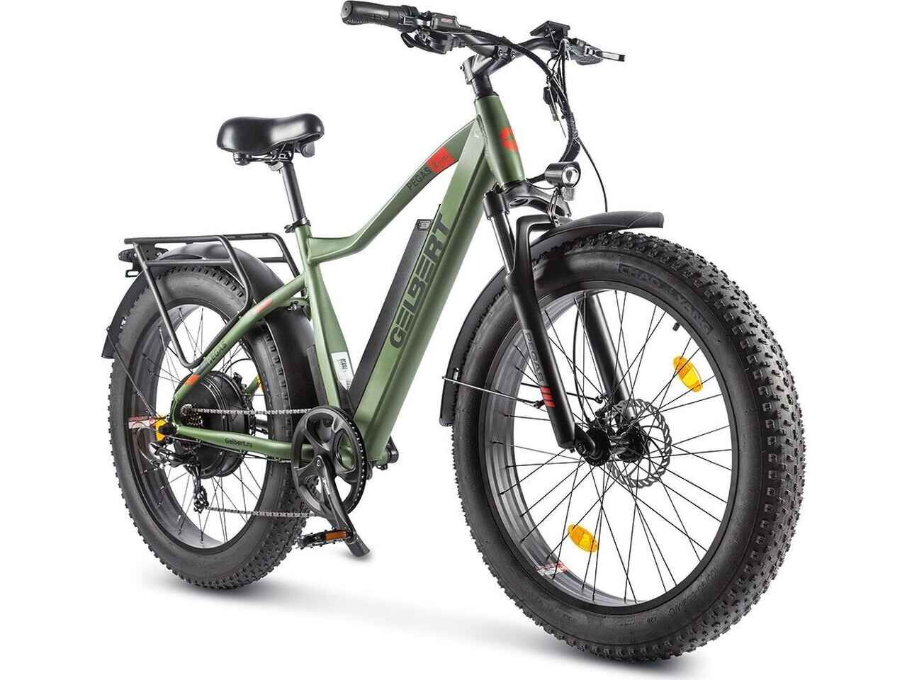 Электровелосипед Gelbert Pegas 2 ULTRA (хаки) Электровелосипед Gelbert Pegas 2 ULTRA (хаки)