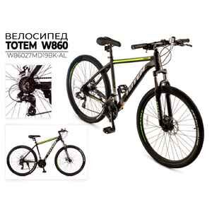 Велосипед Totem W860-27MDA (19, черный) W86027MD19BK-AL Велосипед Totem W860-27MDA (19, черный) W86027MD19BK-AL