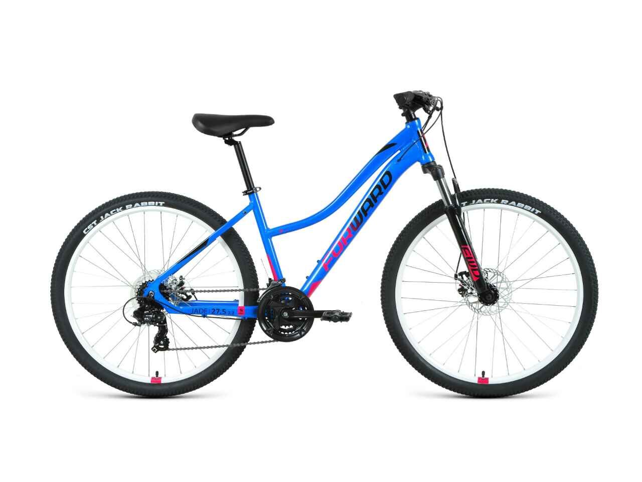 Велосипед Forward Jade 27.5 2.0 D (16.5, голубой/розовый, 2022)