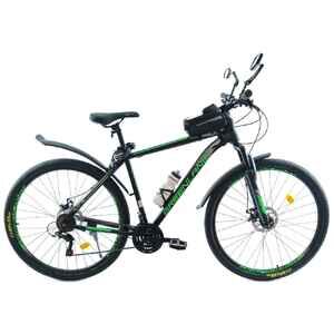 Велосипед GreenLand Scorpion 27.5 (21, черный/зеленый)