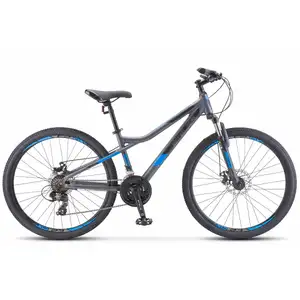 Велосипед Stels Navigator 610 MD 26 V050 (16, антрацитовый/синий, 2024)