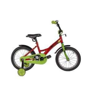 Детский велосипед Novatrack Strike 16 (красный/зеленый, 2022) 163STRIKE.RD22