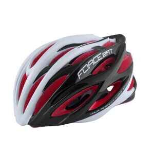 Спортивный шлем FORCE BAT (L/XL, black/white/red)