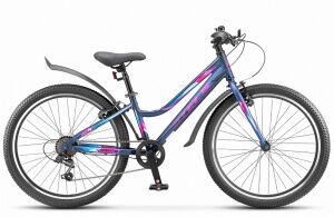 Велосипед Stels Cristy 420 V 24 Z010 (6-ск.) (темный синий, 2025)