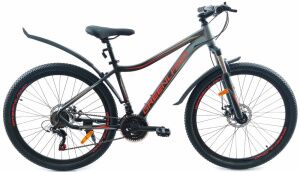 Велосипед GreenLand Demetra PRO 27.5 (16.5, черный/оранжевый) Велосипед GreenLand Demetra PRO 27.5 (16.5, черный/оранжевый)