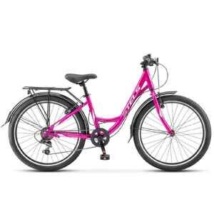 Велосипед Stels Cristy 430 V Z010 24 (6-ск.) (14, фиолетовый/розовый, 2025) Велосипед Stels Cristy 430 V Z010 24 (6-ск.) (14, фиолетовый/розовый, 2025)