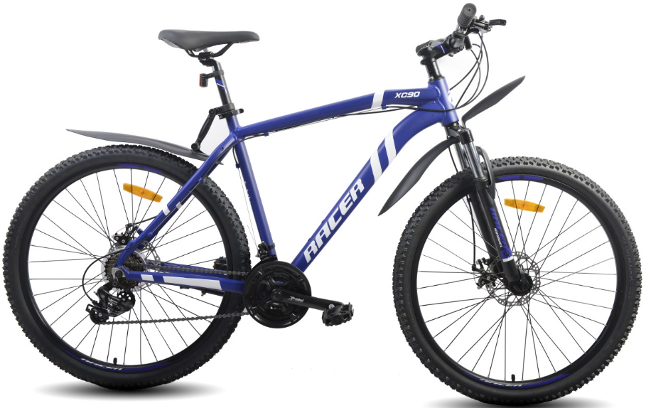 Велосипед Racer XC90 27.5 (18, синий матовый, 2022)