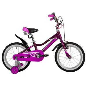 Детский велосипед Novatrack Novara 16 (фиолетовый, 2022) 165ANOVARA.VL22