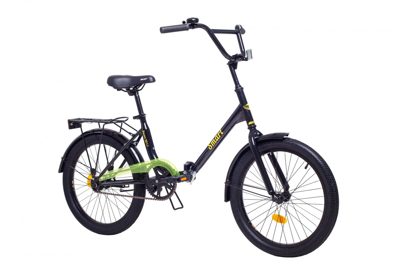 Велосипед Aist Smart 20 1.1 (20, черный/желтый, 2019)