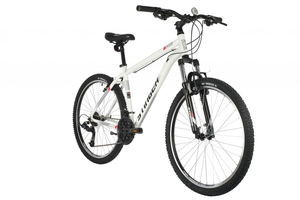 Велосипед Stinger Element Std 26 (18, белый, 2021)