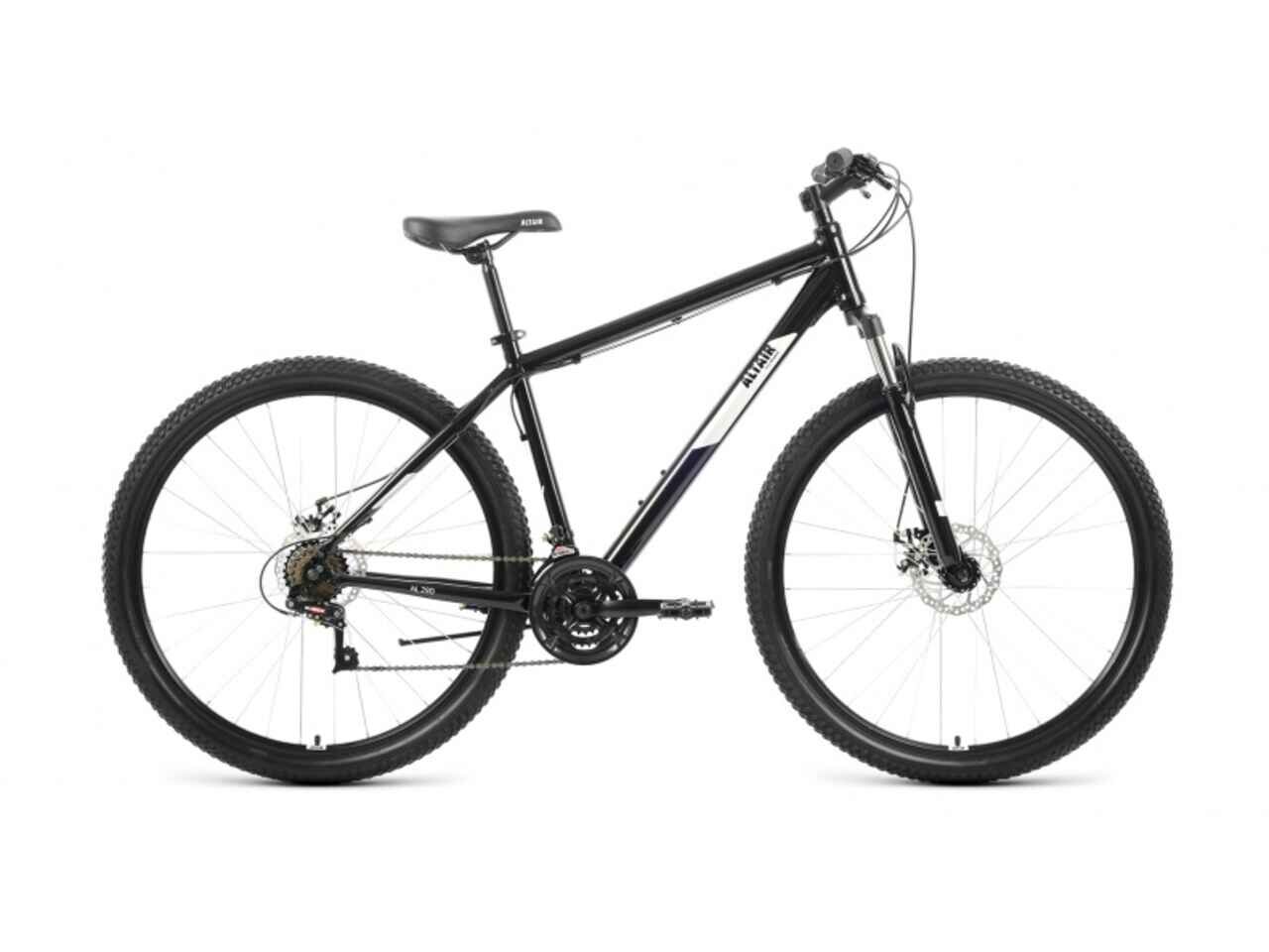 Велосипед ALTAIR AL 29 D (19, черный/серебристый, 2022)