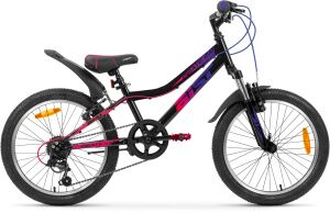 Детский велосипед Aist Pirate 2.0 20 (черный/синий, 2025)