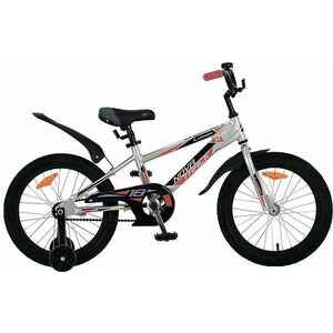 Детский велосипед Novatrack Lumen 14 (серебристый, 2019)