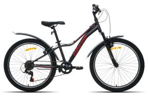 Велосипед Racer Dakar 24 (12, темно-серый матовый, 2025) Велосипед Racer Dakar 24 (12, темно-серый матовый, 2025)