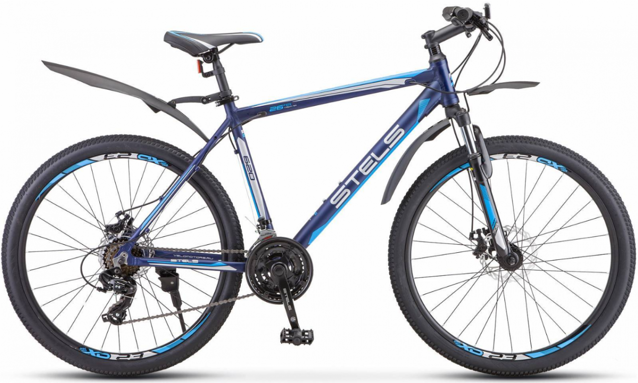 Велосипед Stels Navigator 620 MD 26 V010 (19, темно-синий, 2020)