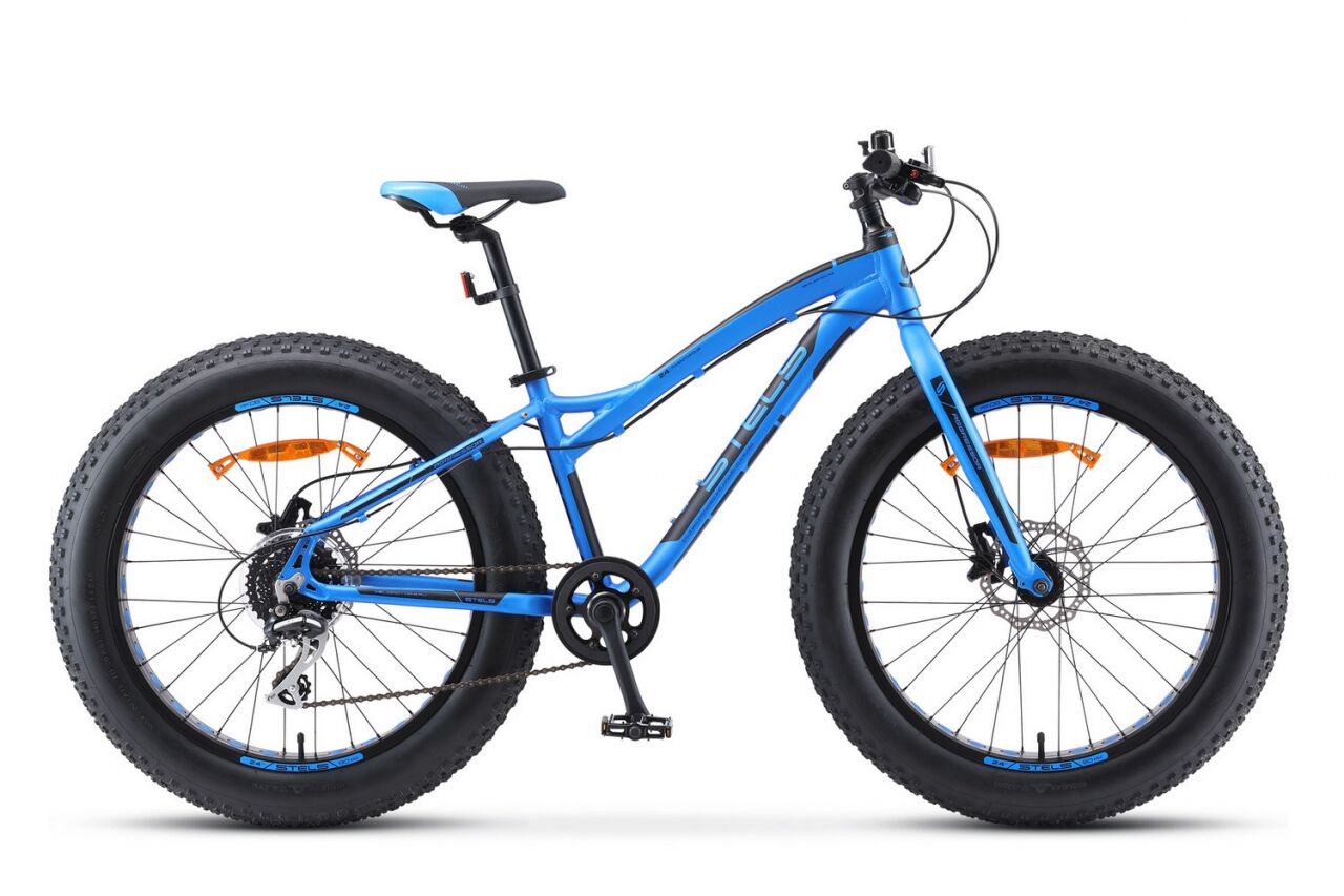 Велосипед Stels Aggressor D 24 V010 (13.5, синий/черный, 2020)
