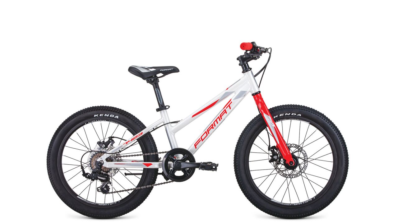 Велосипед Format 7423 (OS, белый/красный, 2021) RBKM1J307003