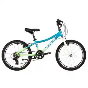 Детский велосипед Novatrack Katrina 6.V 20 (голубой/салатовый) 20AHV.KATRINA.GBL5