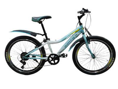 Велосипед Amigo Nicole 26 (белый/бирюзовый, 2022)