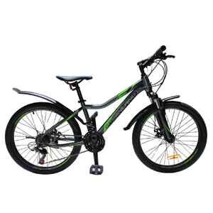 Велосипед GreenLand FORMULA 24 (14, серый/зеленый, 2024) Велосипед GreenLand FORMULA 24 (14, серый/зеленый, 2024)
