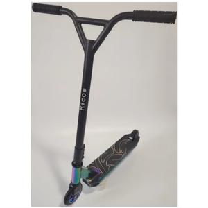 Трюковый самокат Ricos Fiery JL-303 (черный/разноцветный)