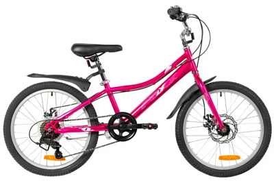 Детский велосипед Foxx Jasmine 20 (фуксия, 2026) 20SH6D.JASMINE.PR6