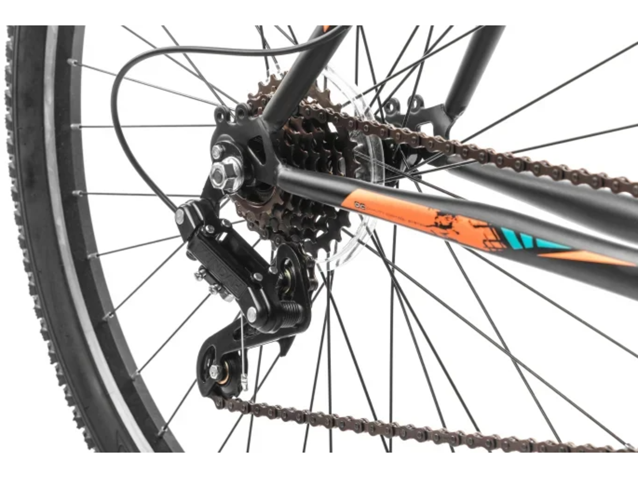 Велосипед ARENA Storm 2021 (16, черный/оранжевый)