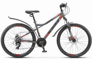 Велосипед Stels Navigator 510 MD 26 V010 (16, антрацит/красный, 2024) Велосипед Stels Navigator 510 MD 26 V010 (16, антрацит/красный, 2024)