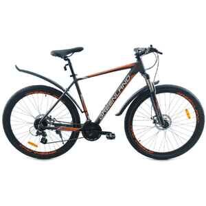 Велосипед GreenLand Discovery 27.5 (19, серый/оранжевый)