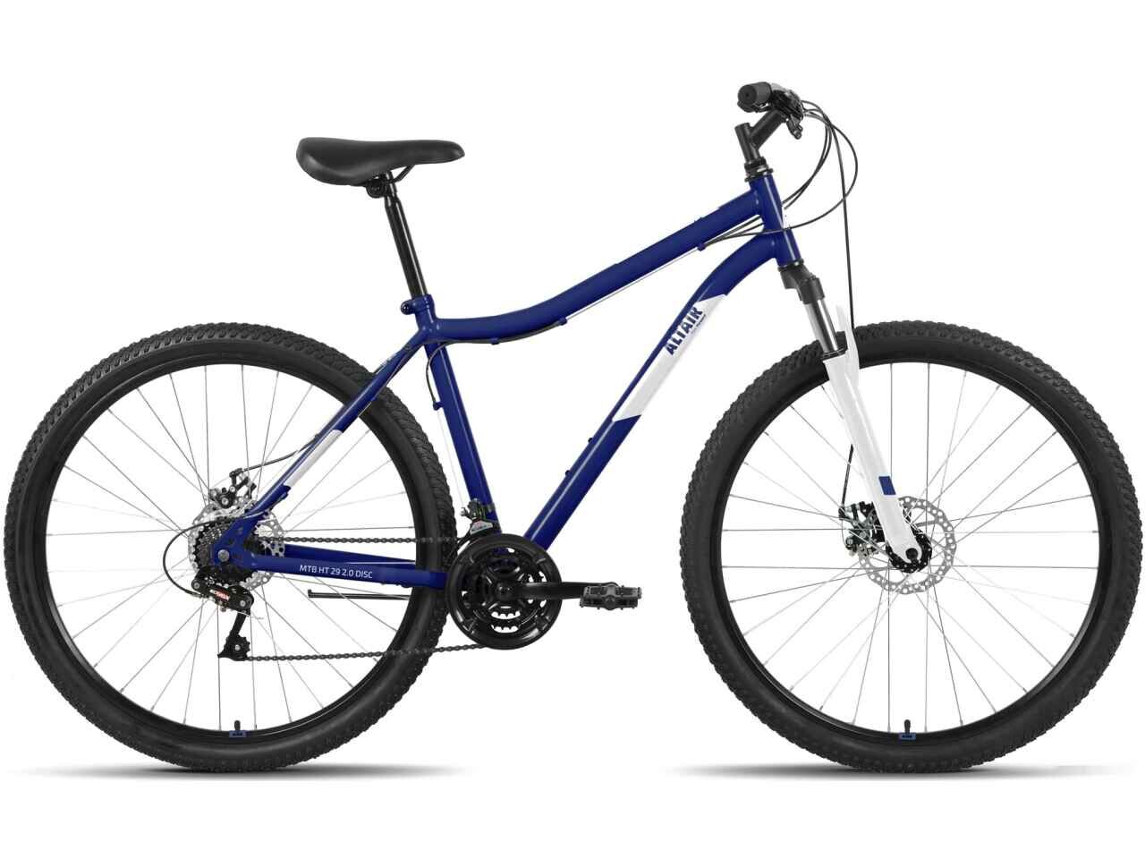 Велосипед ALTAIR MTB HT 29 2.0 D р.21 2022 (темно-синий/серебристый)