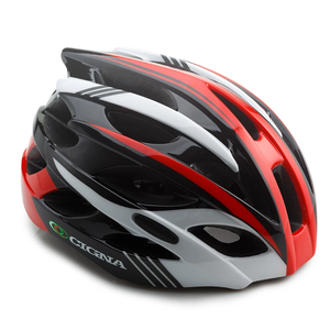 Спортивный шлем Cigna WT-016 чёрный/красный/белый, L ( 57-61см)