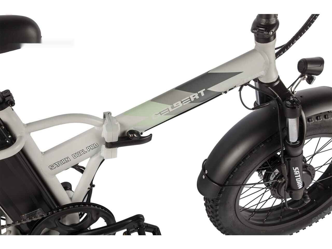 Электровелосипед Gelbert Saturn Dual PRO (серый) Электровелосипед Gelbert Saturn Dual PRO (серый)