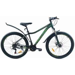 Велосипед GreenLand Demetra PRO 27.5 (16.5, черный/зеленый) Велосипед GreenLand Demetra PRO 27.5 (16.5, черный/зеленый)