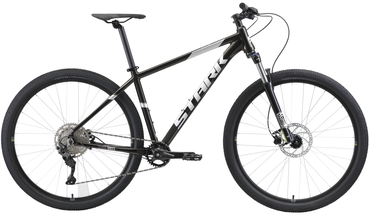 Велосипед Stark Armer 29.6 HD (18, черный/серебристый, 2021)