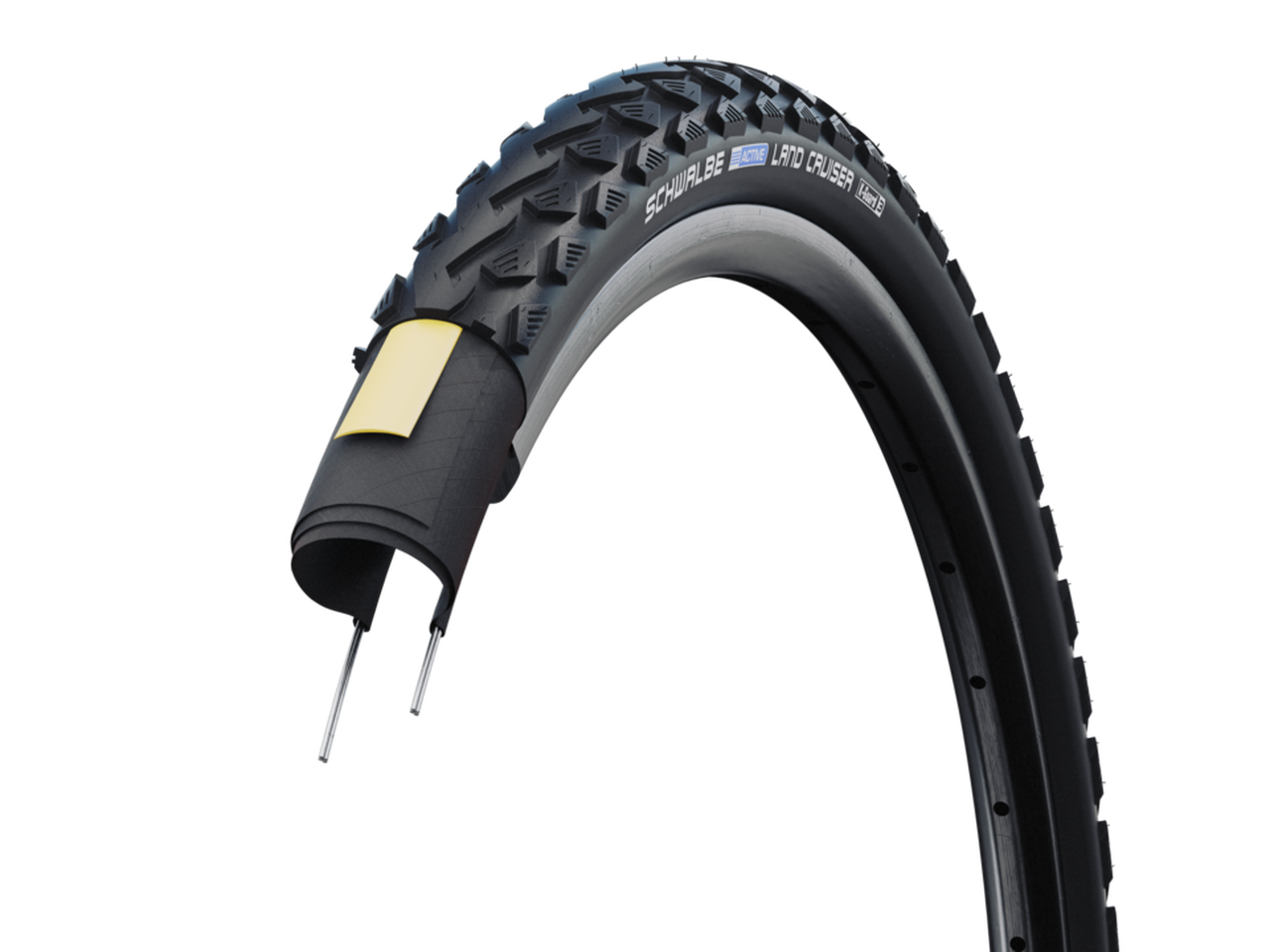 Велопокрышка Schwalbe Land Cruiser 700x40C (42-622) K-Guard 50TPI Black (11101043) Велопокрышка Schwalbe Land Cruiser 700x40C (42-622) K-Guard 50TPI Black (11101043)