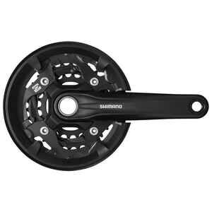 Система шатунов Shimano MT210 170мм для 2x9ск ин. Вал. 46/30 с защитой. (Black)