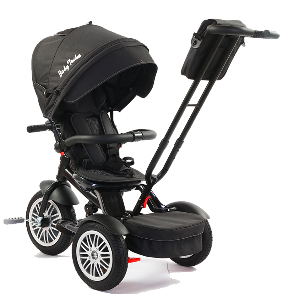 Детский велосипед Baby Trike Luxury 075 (черный)