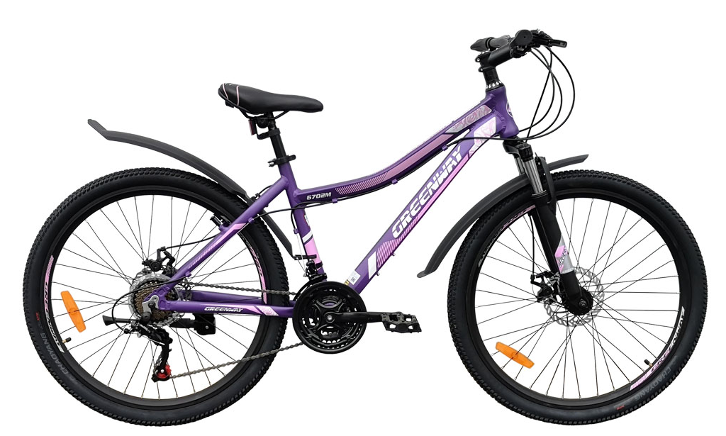 Велосипед Greenway 6702M 26 (16, фиолетовый, 2020)